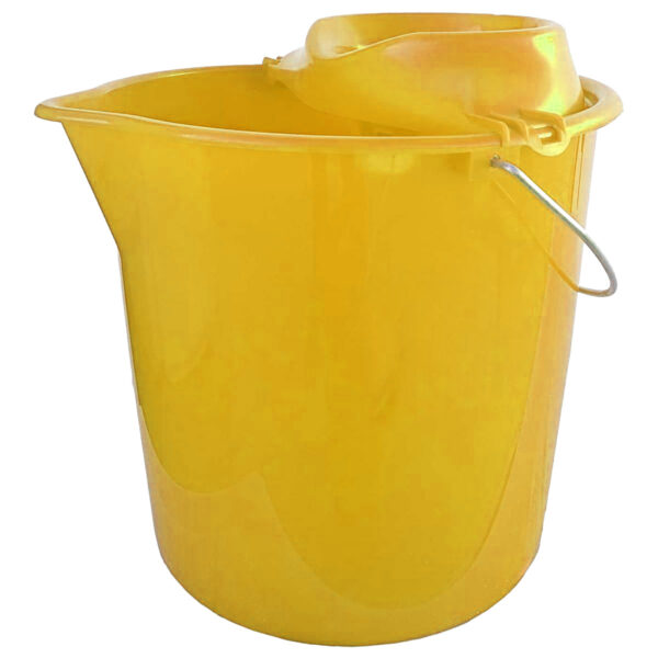 CUBO FREGONA C/ESCURRIDOR AMARILLO 13L